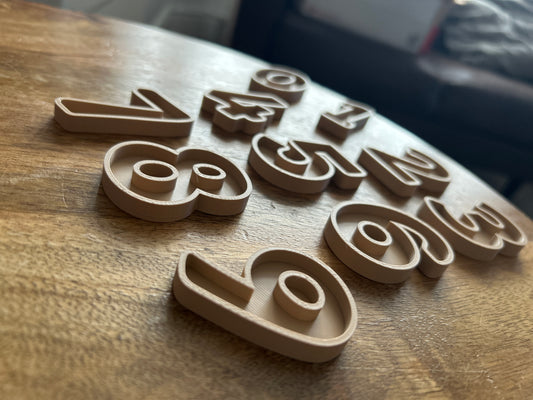 Naturally Playful number set.