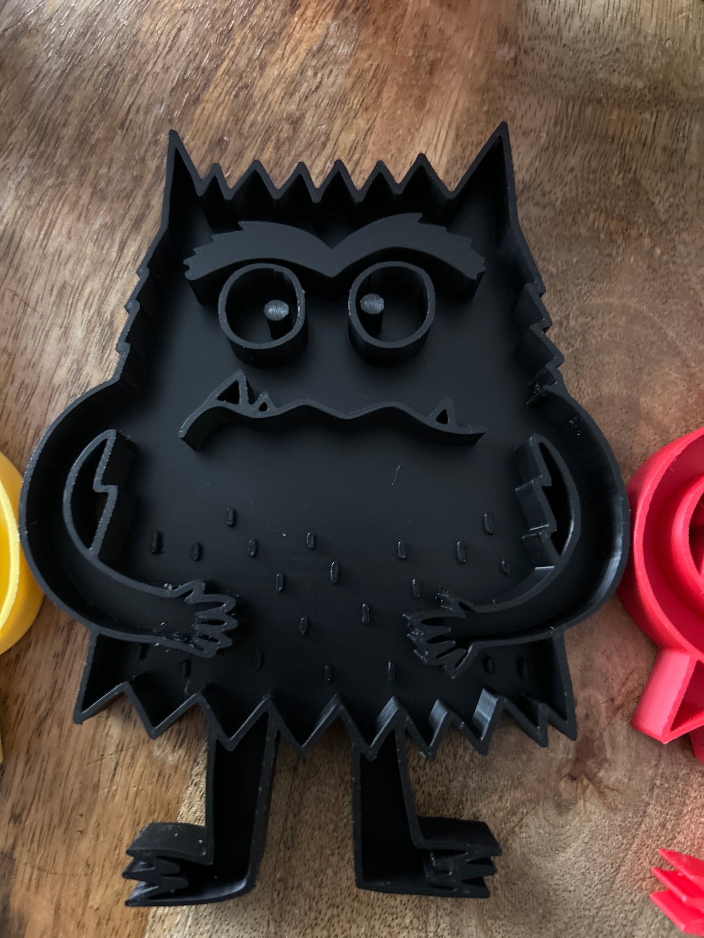 Colour monster sensory play trays