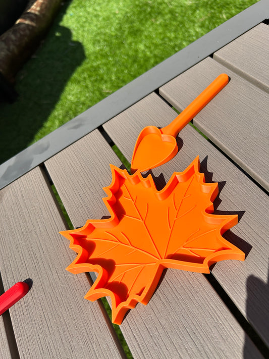 Autumn adventure sensory trays and scoop set